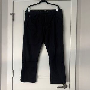 AG Adriano Goldschmied Men's Dark Blue Straight Jeans